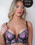 VENTE FINALE- Dahlia Bustier Lilas