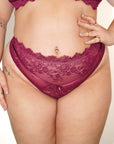 LILUNDERWEAR Serenity Tanga Taille Haute - tanga taille haute détail