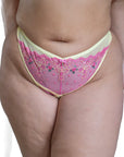 LILUNDERWEAR Amalia Tanga Jaune - tanga détail