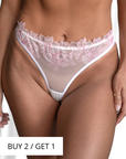 VENTE FINALE- Dahlia Tanga Blanc