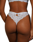 LILUNDERWEAR Chanel Brésilienne Bleu Glacial - culotte brésilienne vue de dos