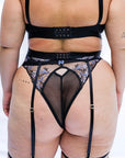 VENTE FINALE- Euphorik Porte-Jarretelles Noir