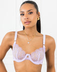 LILUNDERWEAR Valentina Balconnet Mauve - balconnet détail