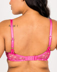 LILUNDERWEAR Gaïa Balconnet Rose - balconnet vue de dos
