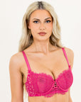 LILUNDERWEAR Gaïa Balconnet Rose - balconnet détail