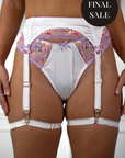 FINAL SALE - Crystal Garter-Belt Purple