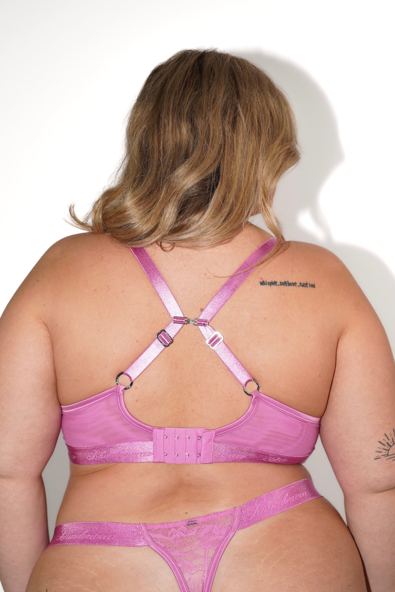 Casual Soutien-gorge plongeant Mauve